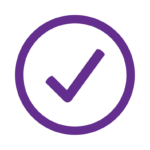 The Spark Center Purple Checkmark The Spark Center Purple Checkmark